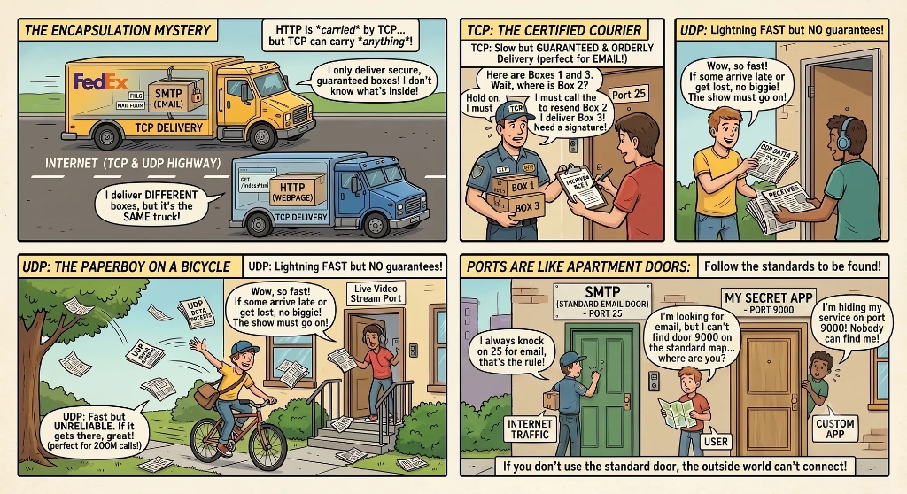 How the Internet Delivers Your Data